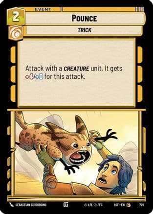Pounce (Foil) | Foil (726)  [Legends of the Force]