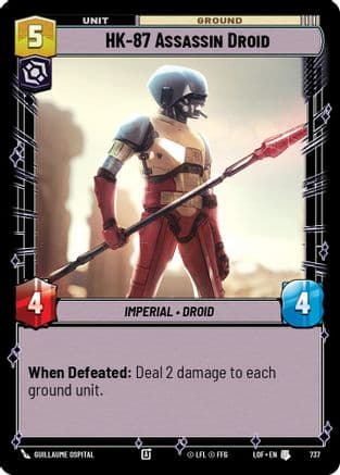 HK-87 Assassin Droid (Foil) | Foil (737)  [Legends of the Force]