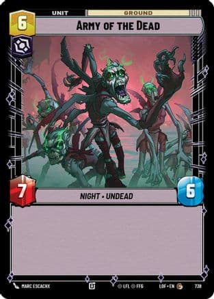 Army of the Dead (Foil) | Foil (738)  [Legends of the Force]