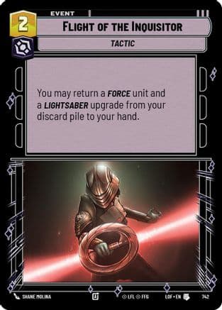 Flight of the Inquisitor (Foil) | Foil (742)  [Legends of the Force]