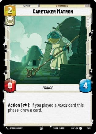 Caretaker Matron (Foil) | Foil (745)  [Legends of the Force]