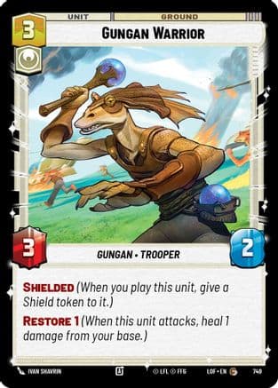 Gungan Warrior (Foil) | Foil (749)  [Legends of the Force]