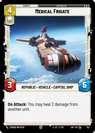 Medical Frigate (Foil) | Foil (752)  [Legends of the Force]