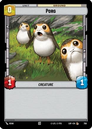 Porg (Foil) | Foil (756)  [Legends of the Force]