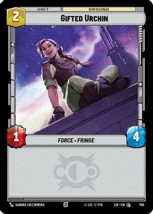 Gifted Urchin (Foil) | Foil (758)  [Legends of the Force]