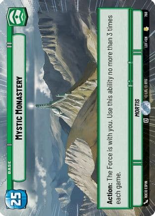 Mystic Monastery (Hyperspace Foil) | Foil (768)  [Legends of the Force]