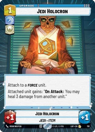 Jedi Holocron (Hyperspace Foil) | Foil (791)  [Legends of the Force]