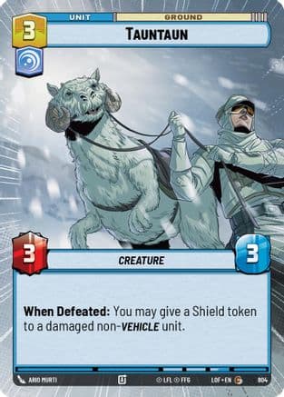 Tauntaun (Hyperspace Foil) | Foil (804)  [Legends of the Force]
