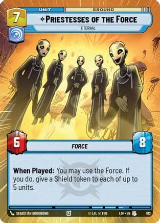 Priestesses of the Force - Eternal (Hyperspace Foil) | Foil (812)  [Legends of the Force]