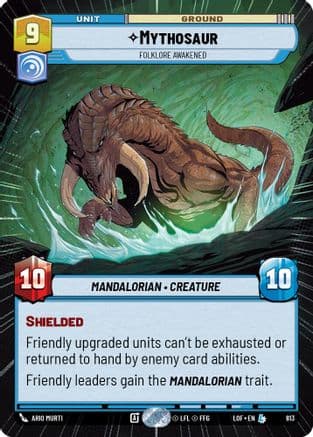 Mythosaur - Folklore Awakened (Hyperspace Foil) | Foil (813)  [Legends of the Force]
