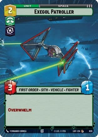 Exegol Patroller (Hyperspace Foil) | Foil (820)  [Legends of the Force]