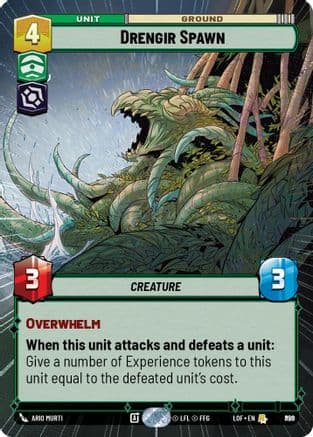 Drengir Spawn (Hyperspace Foil) | Foil (826)  [Legends of the Force]