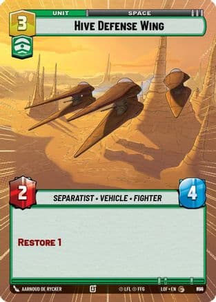 Hive Defense Wing (Hyperspace Foil) | Foil (850)  [Legends of the Force]