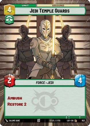 Jedi Temple Guards (Hyperspace Foil) | Foil (853)  [Legends of the Force]