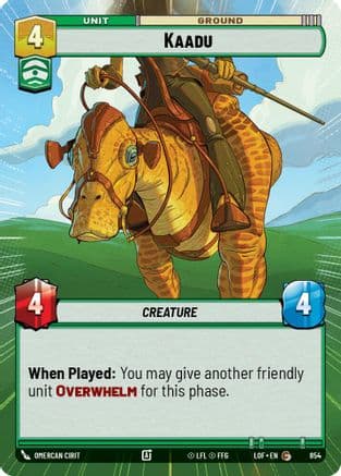 Kaadu (Hyperspace Foil) | Foil (854)  [Legends of the Force]