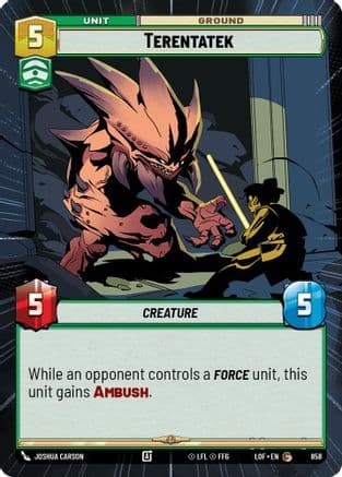 Terentatek (Hyperspace Foil) | Foil (858)  [Legends of the Force]