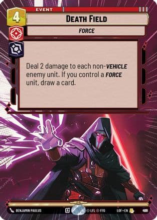 Death Field (Hyperspace Foil) | Foil (881)  [Legends of the Force]