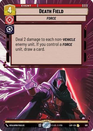 Death Field (Hyperspace Foil) | Foil (881)  [Legends of the Force]