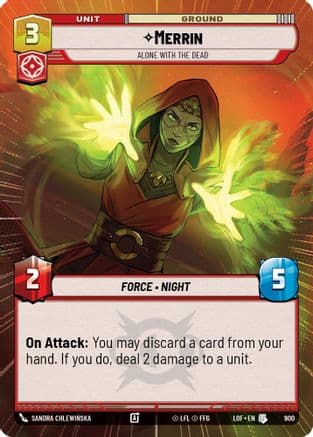 Merrin - Alone with the Dead (Hyperspace Foil) | Foil (900)  [Legends of the Force]