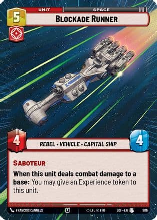 Blockade Runner (Hyperspace Foil) | Foil (906)  [Legends of the Force]