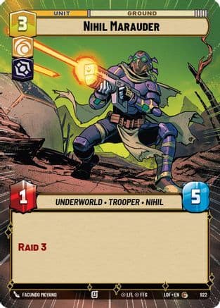 Nihil Marauder (Hyperspace Foil) | Foil (922)  [Legends of the Force]