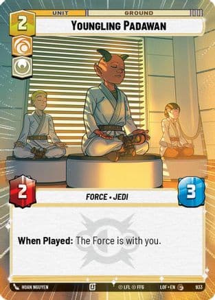 Youngling Padawan (Hyperspace Foil) | Foil (933)  [Legends of the Force]