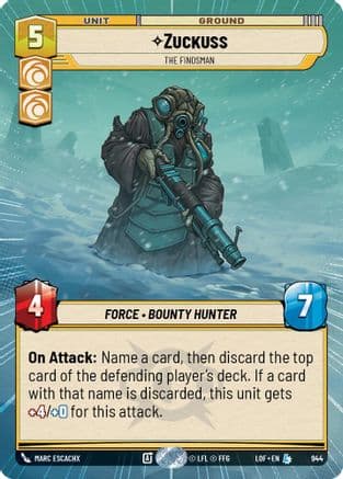 Zuckuss - The Findsman (Hyperspace Foil) | Foil (944)  [Legends of the Force]