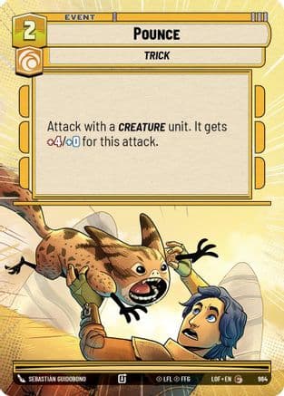 Pounce (Hyperspace Foil) | Foil (964)  [Legends of the Force]