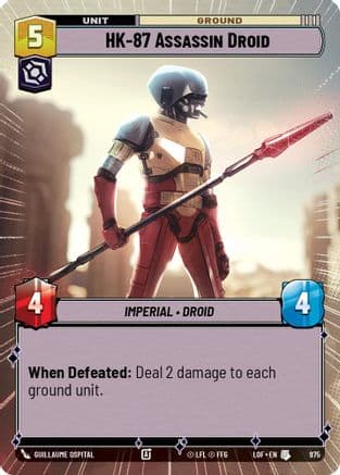 HK-87 Assassin Droid (Hyperspace Foil) | Foil (975)  [Legends of the Force]