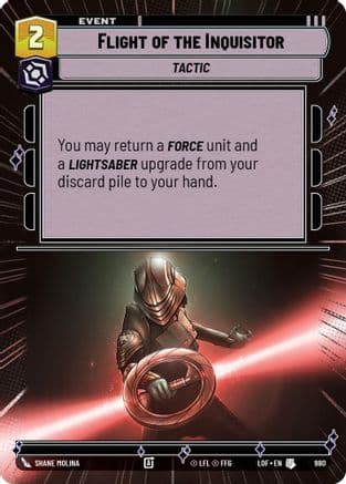 Flight of the Inquisitor (Hyperspace Foil) | Foil (980)  [Legends of the Force]