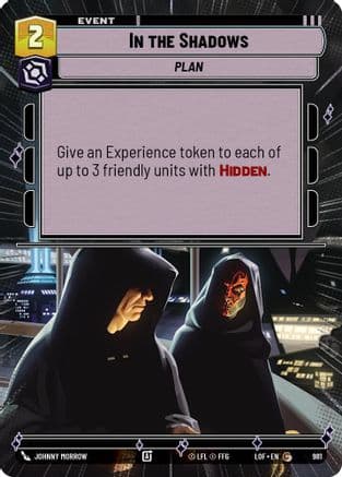 In the Shadows (Hyperspace Foil) | Foil (981)  [Legends of the Force]
