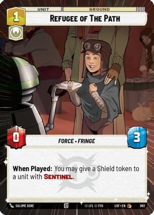 Refugee of The Path (Hyperspace Foil) | Foil (982)  [Legends of the Force]