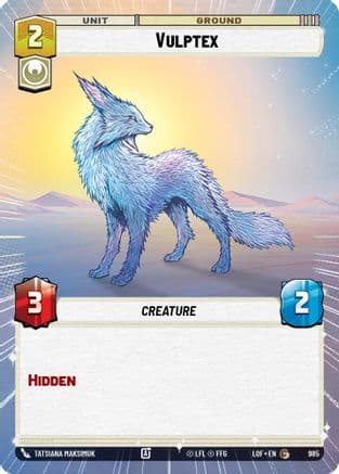 Vulptex (Hyperspace Foil) | Foil (985)  [Legends of the Force]