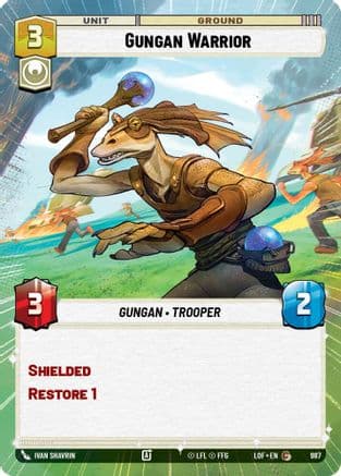 Gungan Warrior (Hyperspace Foil) | Foil (987)  [Legends of the Force]