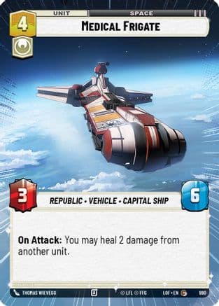 Medical Frigate (Hyperspace Foil) | Foil (990)  [Legends of the Force]