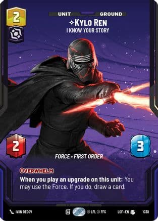 Kylo Ren - I Know Your Story (Prestige) |  (1030)  [Legends of the Force]