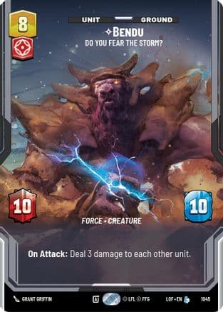 Bendu - Do You Fear the Storm? (Prestige) |  (1045)  [Legends of the Force]