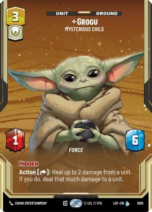 Grogu - Mysterious Child (Prestige Foil) | Foil (1085)  [Legends of the Force]