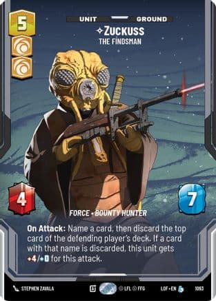 Zuckuss - The Findsman (Prestige Foil) | Foil (1093)  [Legends of the Force]