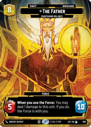 The Father - Maintaining Balance (Prestige Foil) | Foil (1109)  [Legends of the Force]