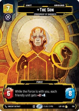 The Son - Embodiment of Darkness (Prestige Foil) | Foil (1110)  [Legends of the Force]