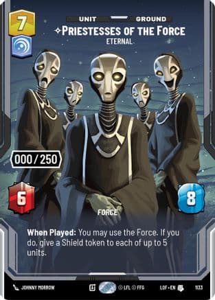 Priestesses of the Force - Eternal (Serialized) | Foil (1133)  [Legends of the Force]