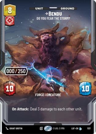 Bendu - Do You Fear the Storm? (Serialized) | Foil (1137)  [Legends of the Force]