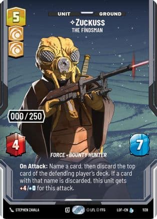 Zuckuss - The Findsman (Serialized) | Foil (1139)  [Legends of the Force]