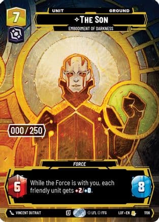The Son - Embodiment of Darkness (Serialized) | Foil (1156)  [Legends of the Force]