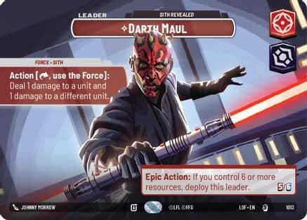 Darth Maul - Sith Revealed (Showcase) | Foil (1013)  [Legends of the Force]