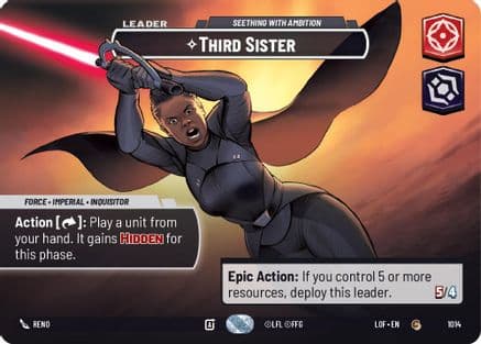 Third Sister - Seething With Ambition (Showcase) | Foil (1014)  [Legends of the Force]