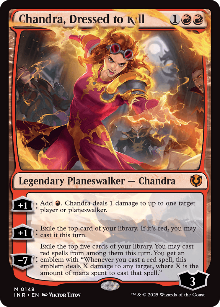 Chandra, Dressed to Kill (-148) [Innistrad Remastered]  Foil