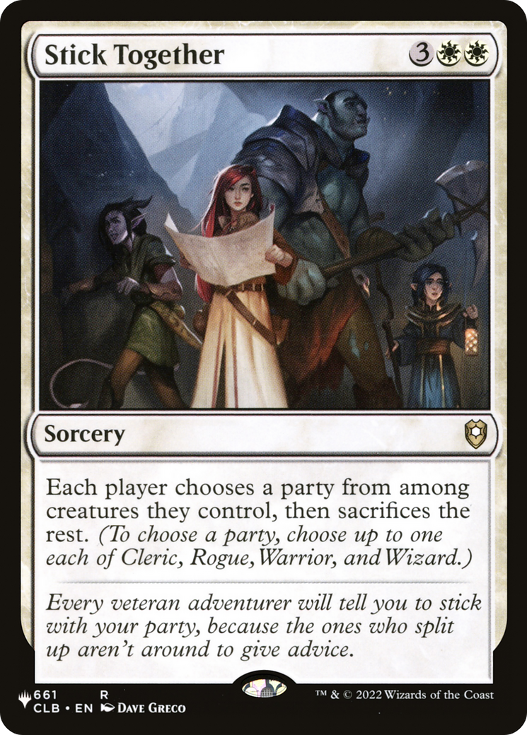 Stick Together |  (CLB-661) [The List]