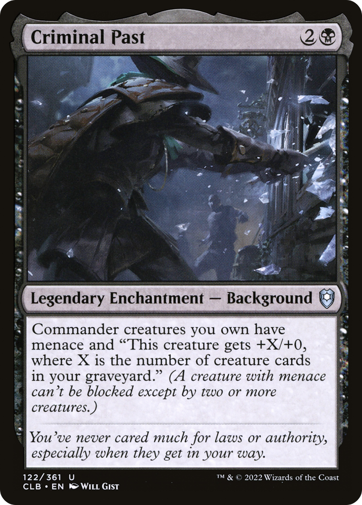 Criminal Past [Commander Legends: Battle for Baldur's Gate] Foil